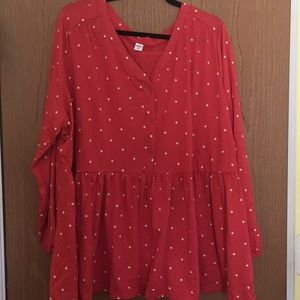 Polka Dot Old Navy Blouse